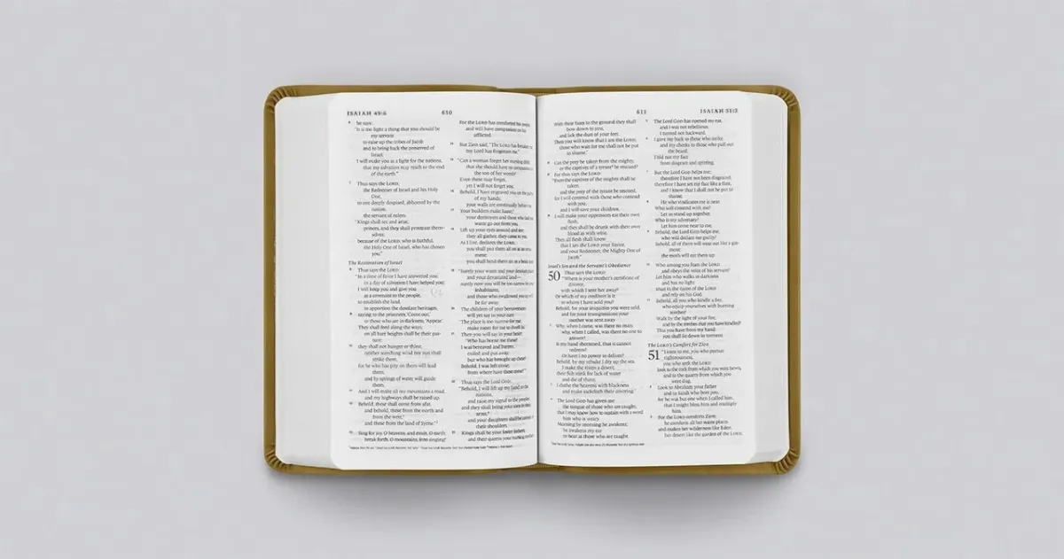 ESV value compact Bible trutone goldenrod ornament