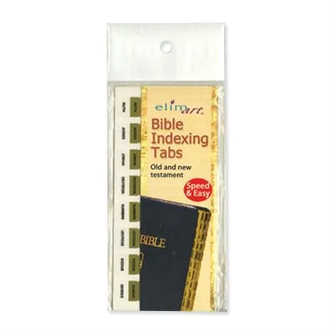 Bible indexing tabs - solid gold