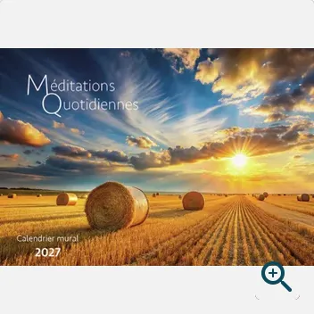 Calendrier - Méditations quotidiennes - mural