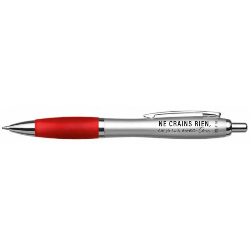 Stylo rouge Ne crains rien car je suis avec toi - Es. 41:10