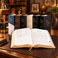 Bible NEG MacArthur souple textile beige