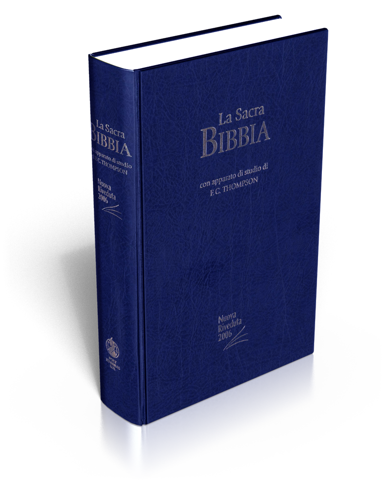 NR06 Sacra Bibbia Thompson Bleu