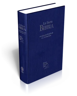 NR06 Sacra Bibbia Thompson Bleu