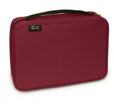 Housse compact ICHTUS tissus rouge