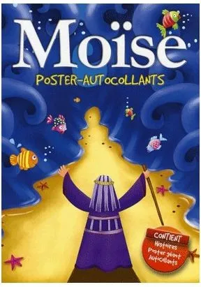 Moïse - Poster géant avec autocollants