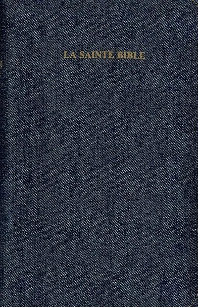 Bible Segond 1910 jeans onglets zip