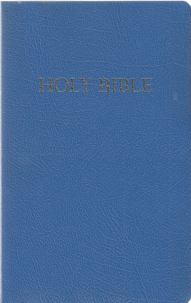 KJV gift & award Bible blue