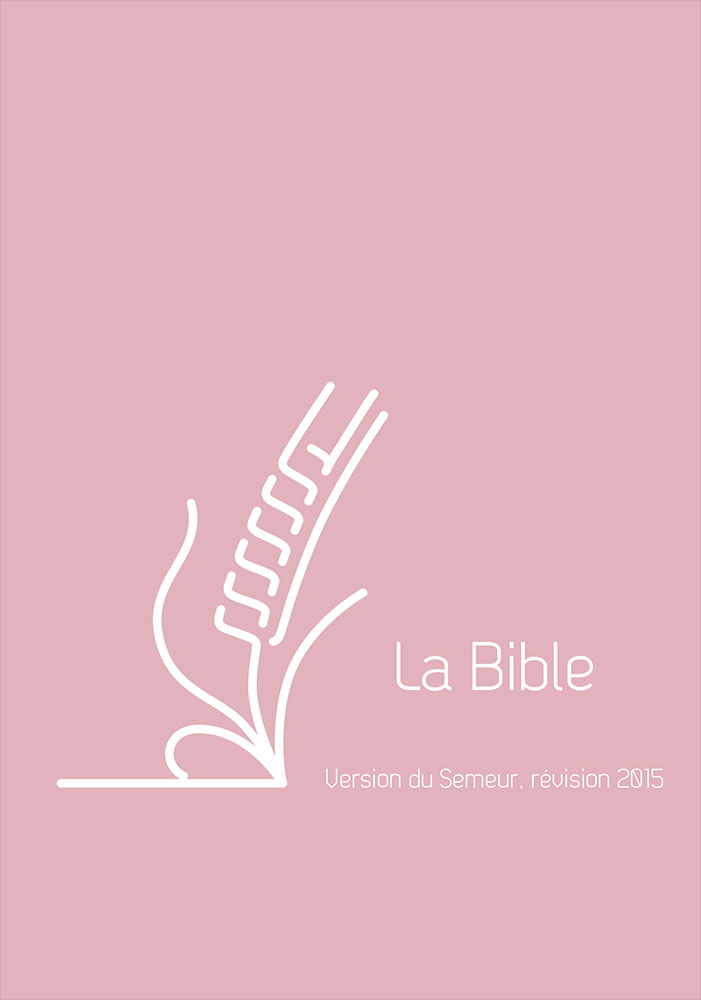 Bible Semeur mini souple rose zip