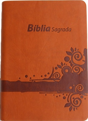 Biblia Sagrada souple brun miel - portugais