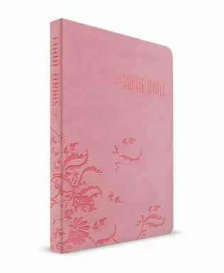 Bible Esaïe 55 souple Rose arabesque
