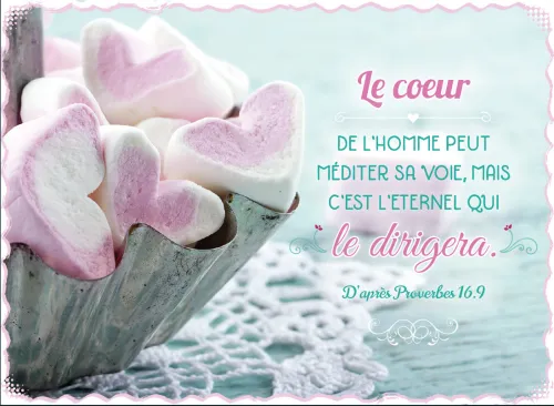 Magnet Le coeur de l'Homme peut méditer sa voie - Pr. 16:9
