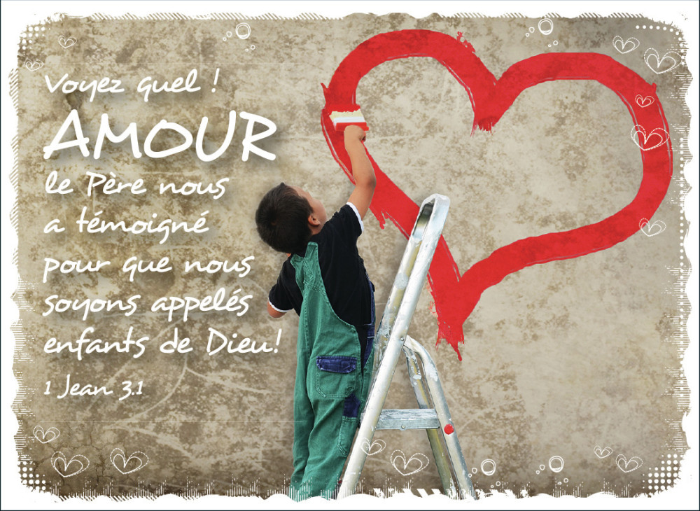 Magnet Voyez quel amour le Père nous a témoigné - 1 Jean 3:1