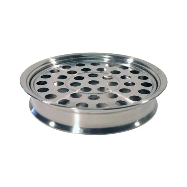 Plateau sainte cène 40 verres inox argent