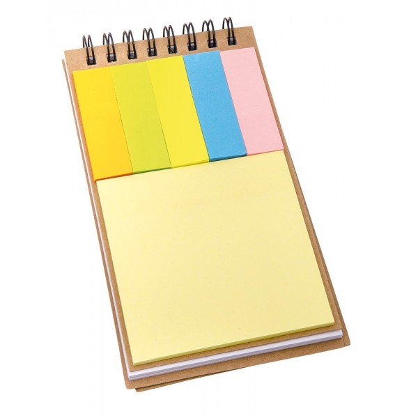 Carnet de note avec post-it Réjouis-toi Jésus est avec toi