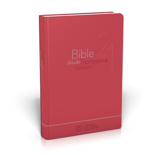 Bible SG21 Thompson souple rouge