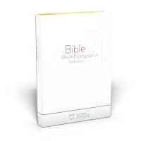 Bible SG21 Thompson souple blanc or