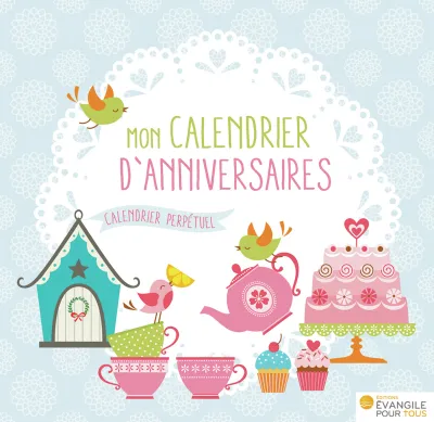 Calendrier anniversaire perpétuel - dessins
