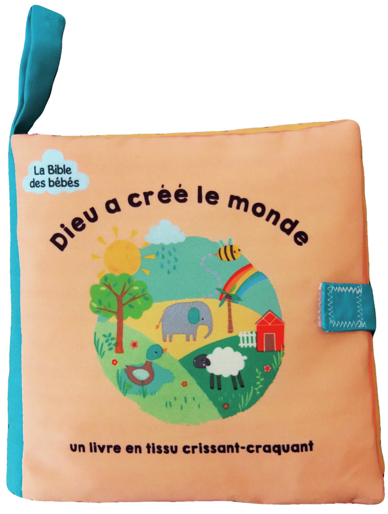 Dieu a créé le monde (livre en tissu)