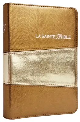 Bible Segond 1910 duo dorée or