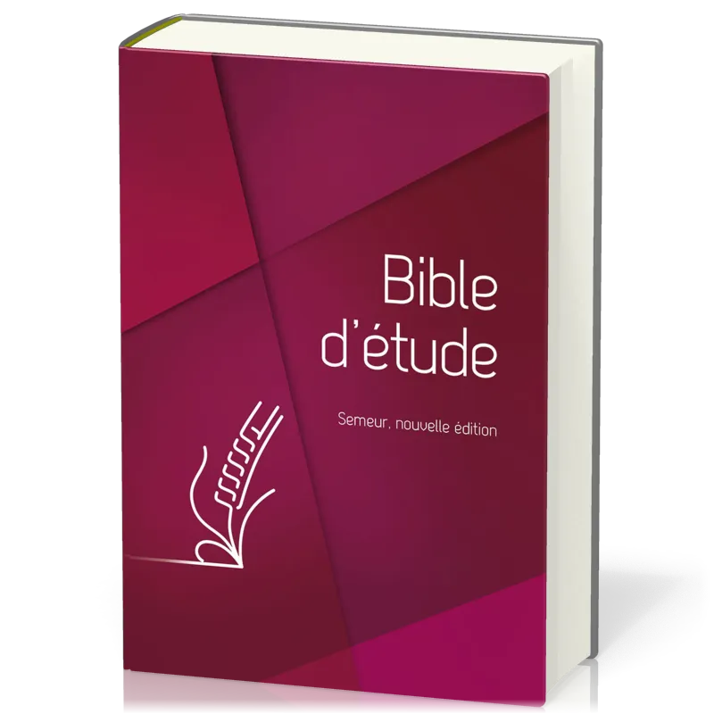 Bible Semeur Etude Rigide Rouge