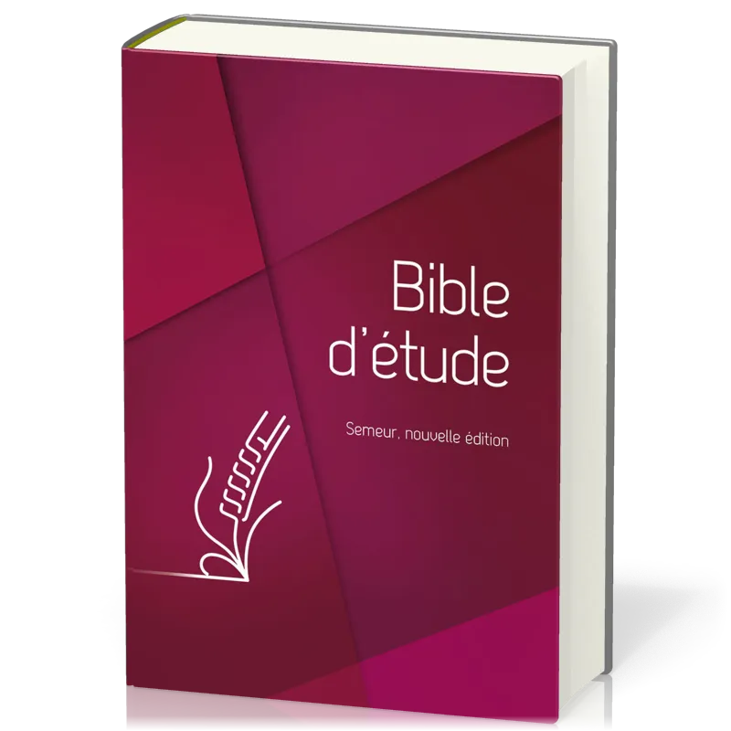 Bible Semeur Etude rigide rouge