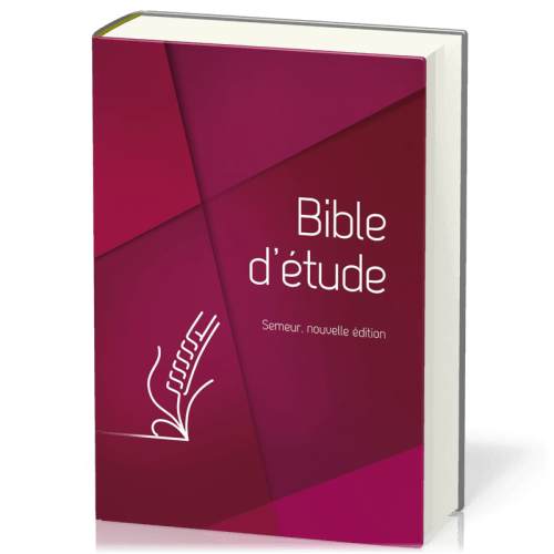 Bible Semeur Etude rigide rouge