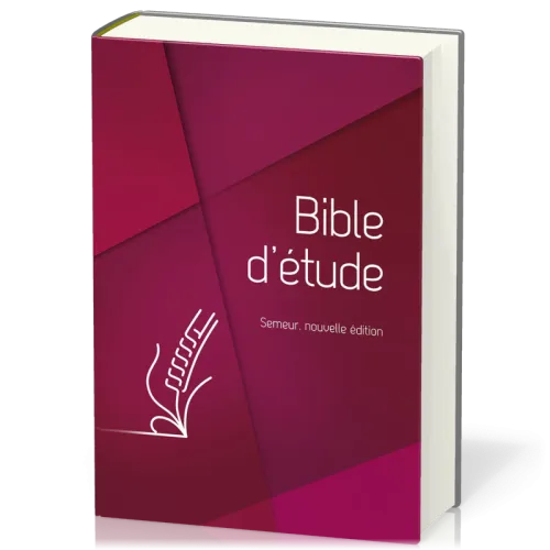 Bible Semeur Etude rigide rouge