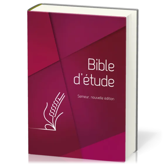 Bible Semeur Etude rigide rouge