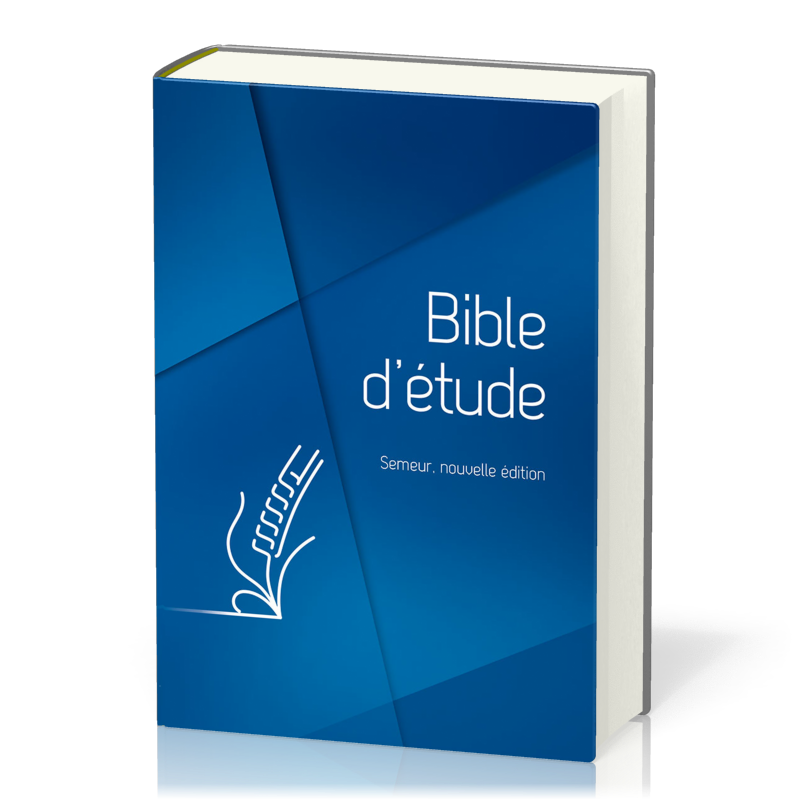 Bible Semeur Etude rigide bleu
