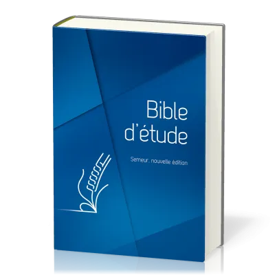 Bible Semeur Etude rigide bleu