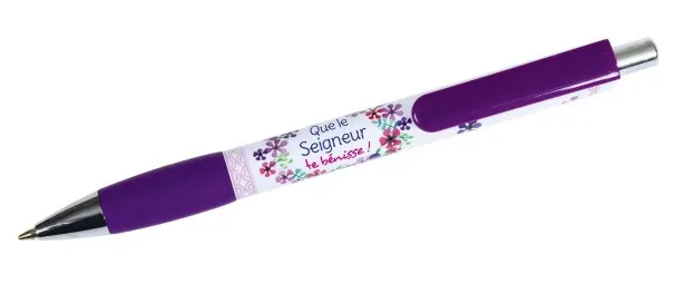 Stylo motifs floraux - Que le Seigneur te bénisse
