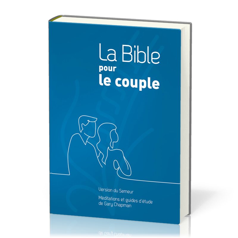 Bible Semeur pour le couple rigide bleu