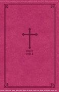 NKJV Bible deluxe Gift - pink/cross