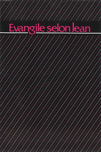 Evangile Jean gros caractères