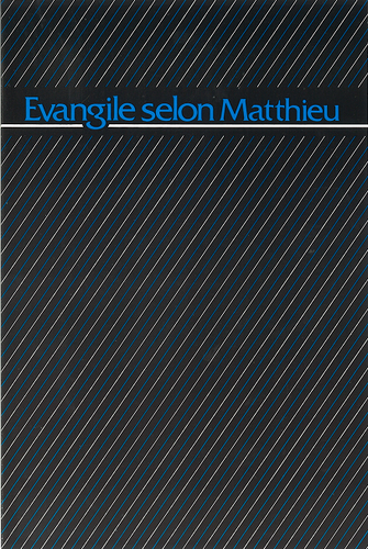 Evangile Matthieu gros caractères