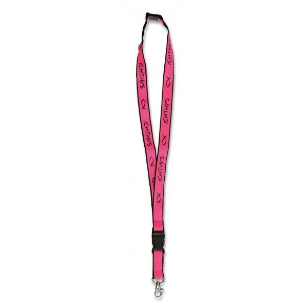 Dragonne - Tour de cou Ichtus rose fluo