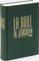 Bible de Jérusalem avec notes rigide verte