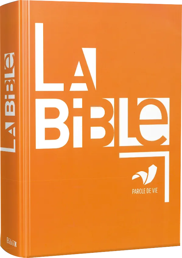 Bible PdV Gros caractères rigide orange