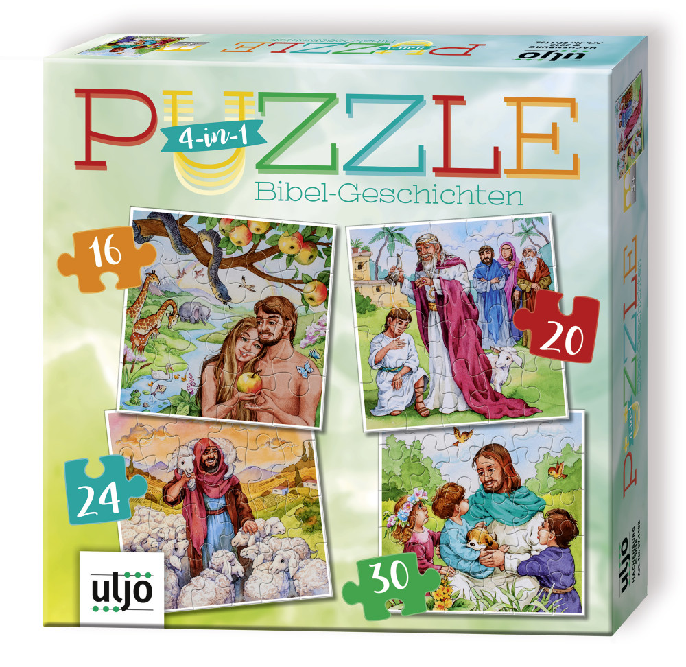 Puzzle Histoires de la Bible (16 + 20 + 24 + 30 pièces)