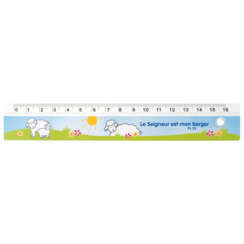 Règle 16cm Le Seigneur est mon berger - Ps. 23