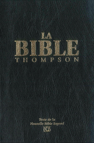 Bible NBS Thompson rigide noir or