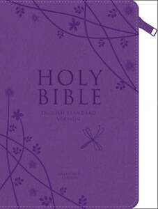 ESV Bible compact zip - purple