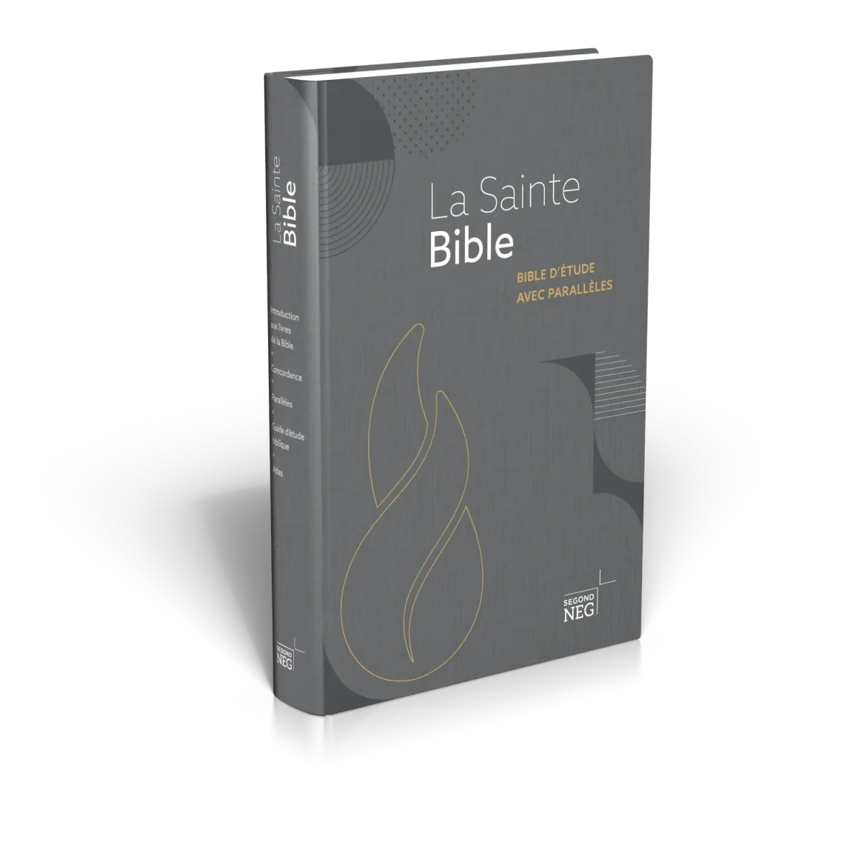 Bible NEG étude parallèles rigide gris