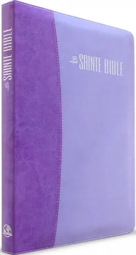 Bible Esaïe 55 confort souple Duo Parme zip