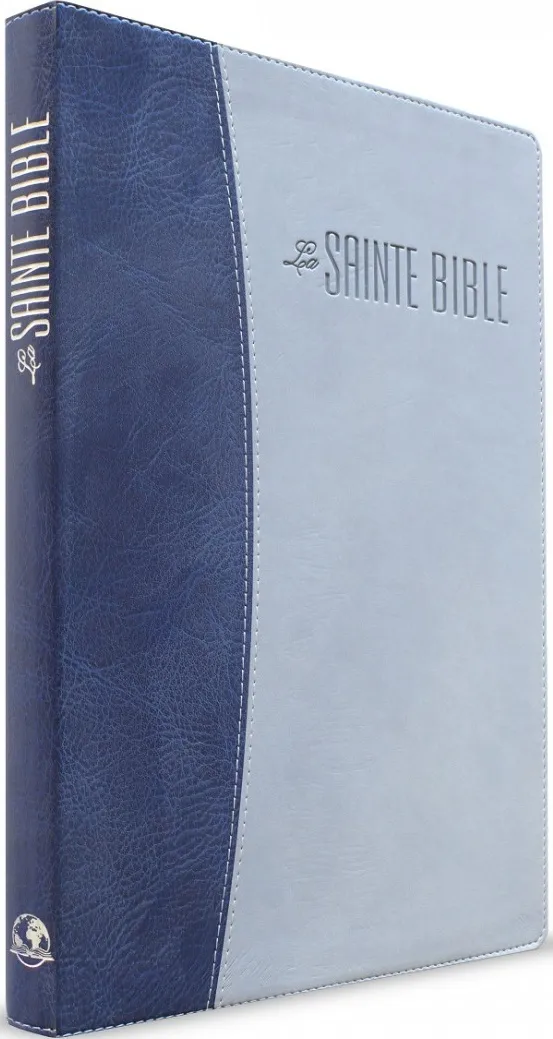 Bible Esaïe 55 confort souple Duo Bleu nuit/Gris