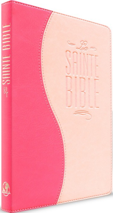 Bible Esaïe 55 souple Duo Fuchsia/Rose pâle