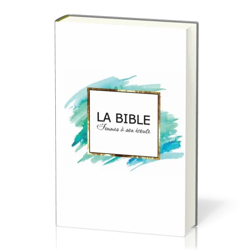 Bible Segond 1910 Femmes à son écoute rigide blanc/bleu