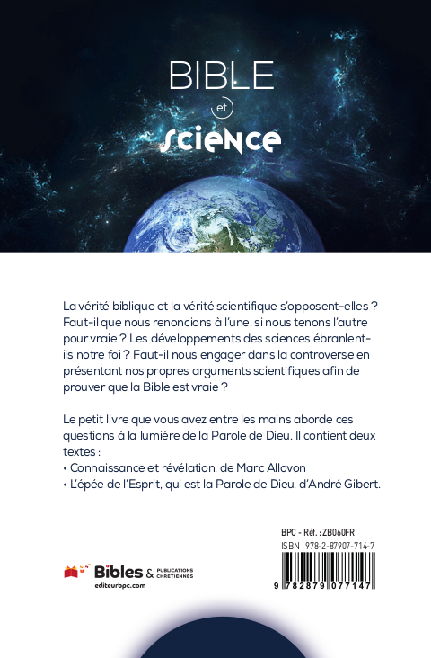 Bible et science : Connaissance et révélation - L'épée de l'Esprit