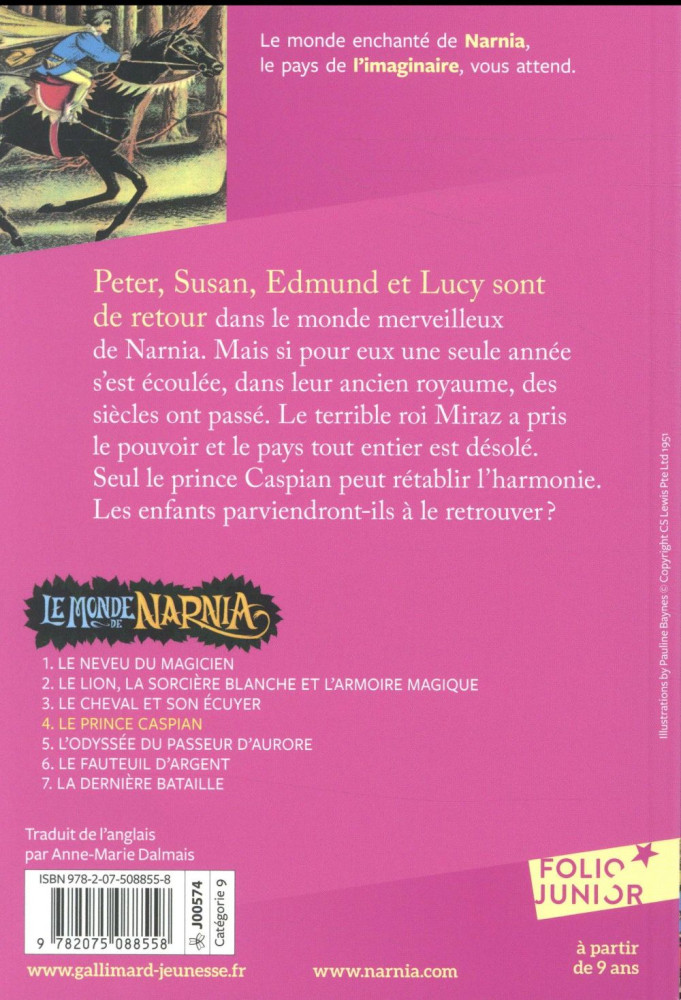 Prince Caspian, Le - Chroniques de Narnia - vol.4