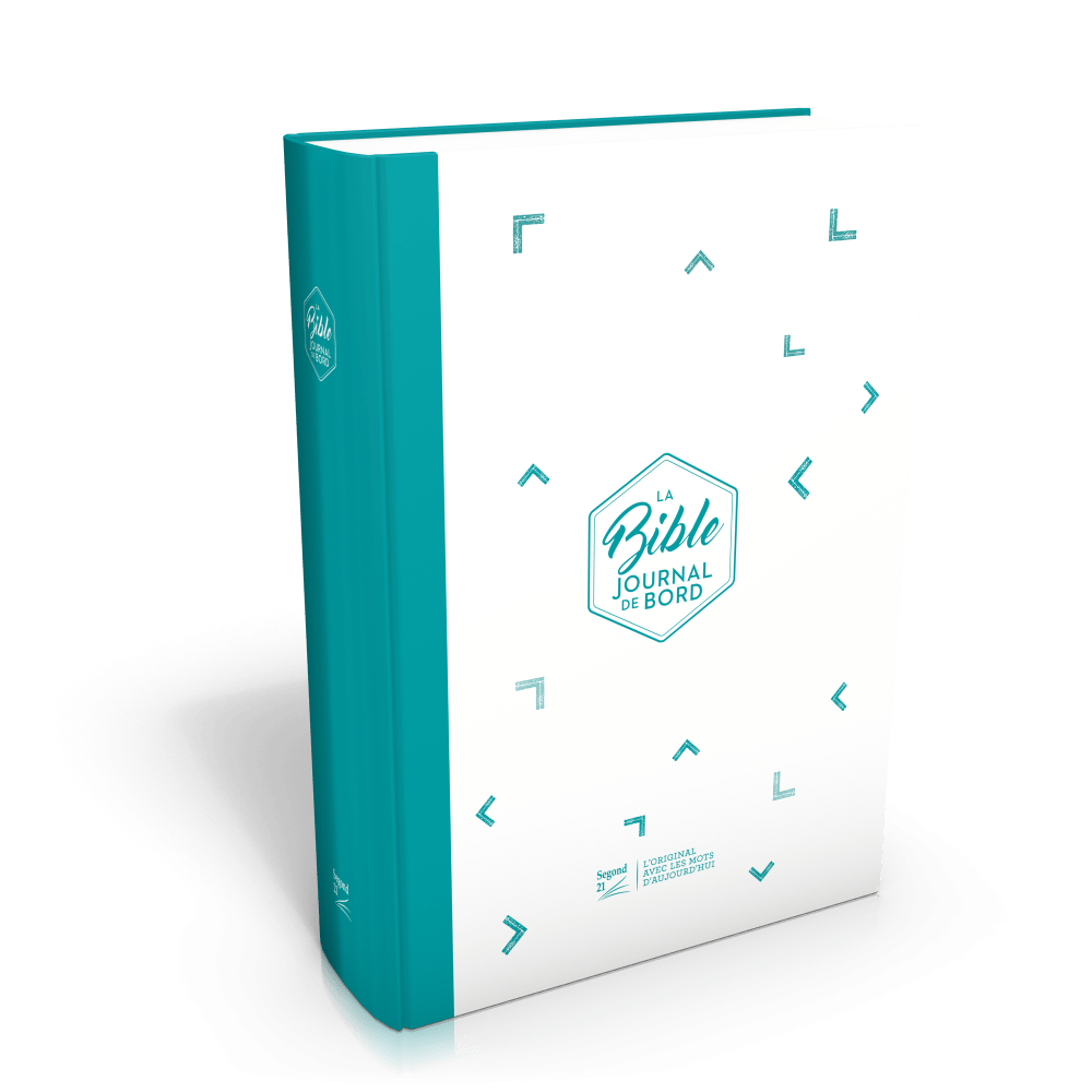 Bible SG21 Journal de bord Rigide Blanc/Bleu